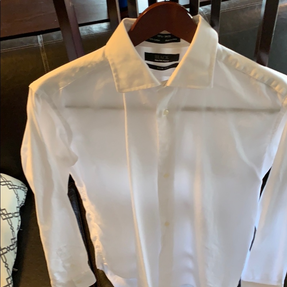 Sacks Black Dress Shirt 15 1/2 x 34/35